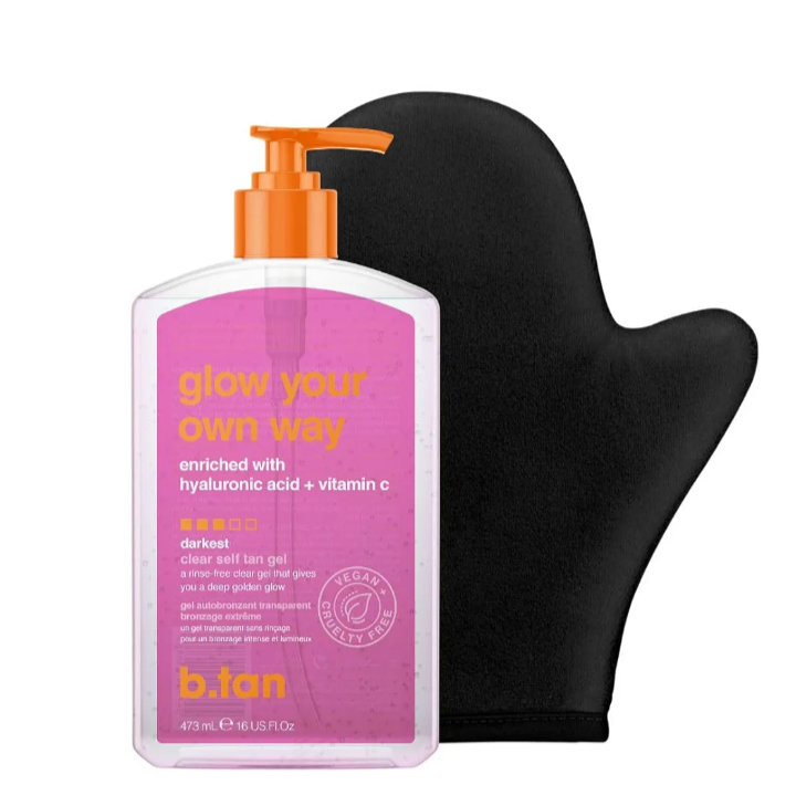Autobronceador Nivel N.3 Guante doble faz + Autobronceador en Gel