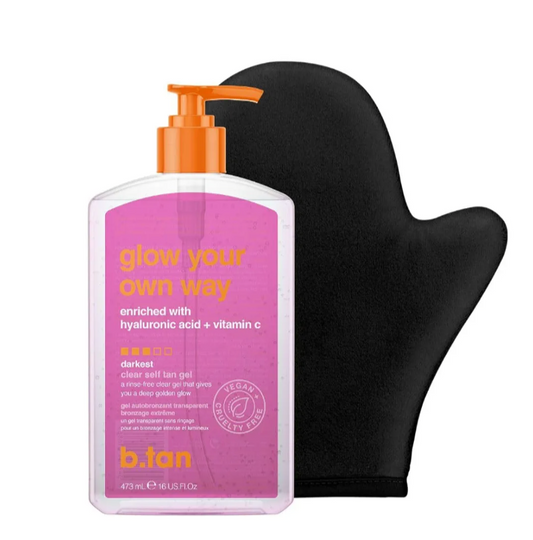 Autobronceador Nivel N.3 Guante doble faz + Autobronceador en Gel